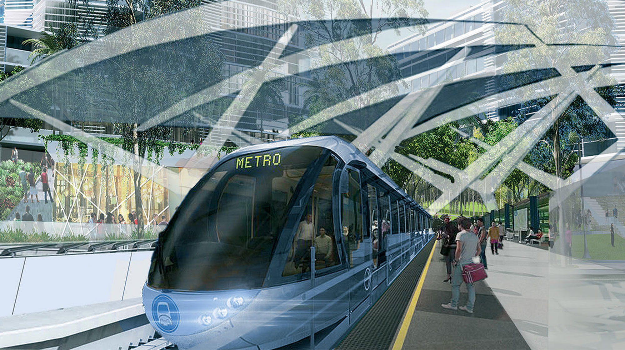 metro west rail transport infrastructure by cm+
