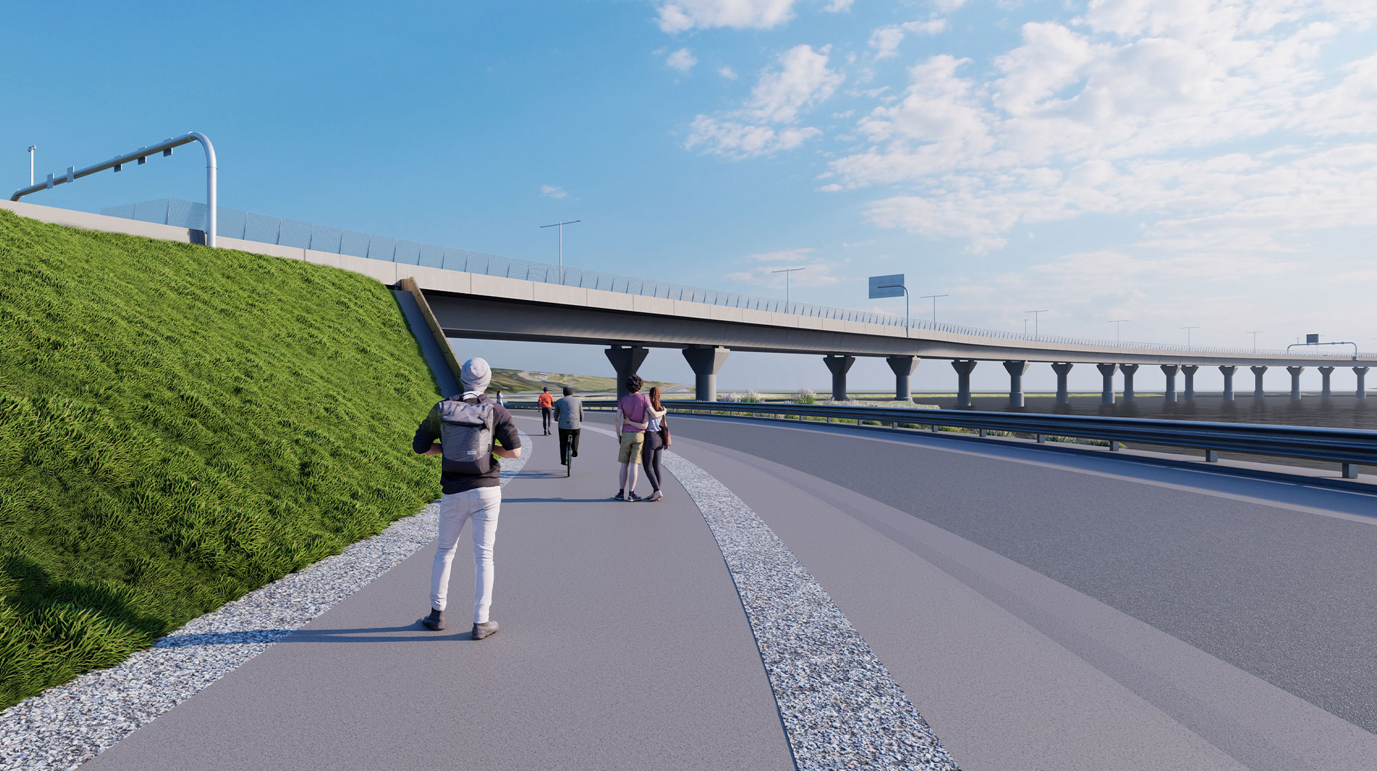 Bridgewater Bridge urban design by CM+