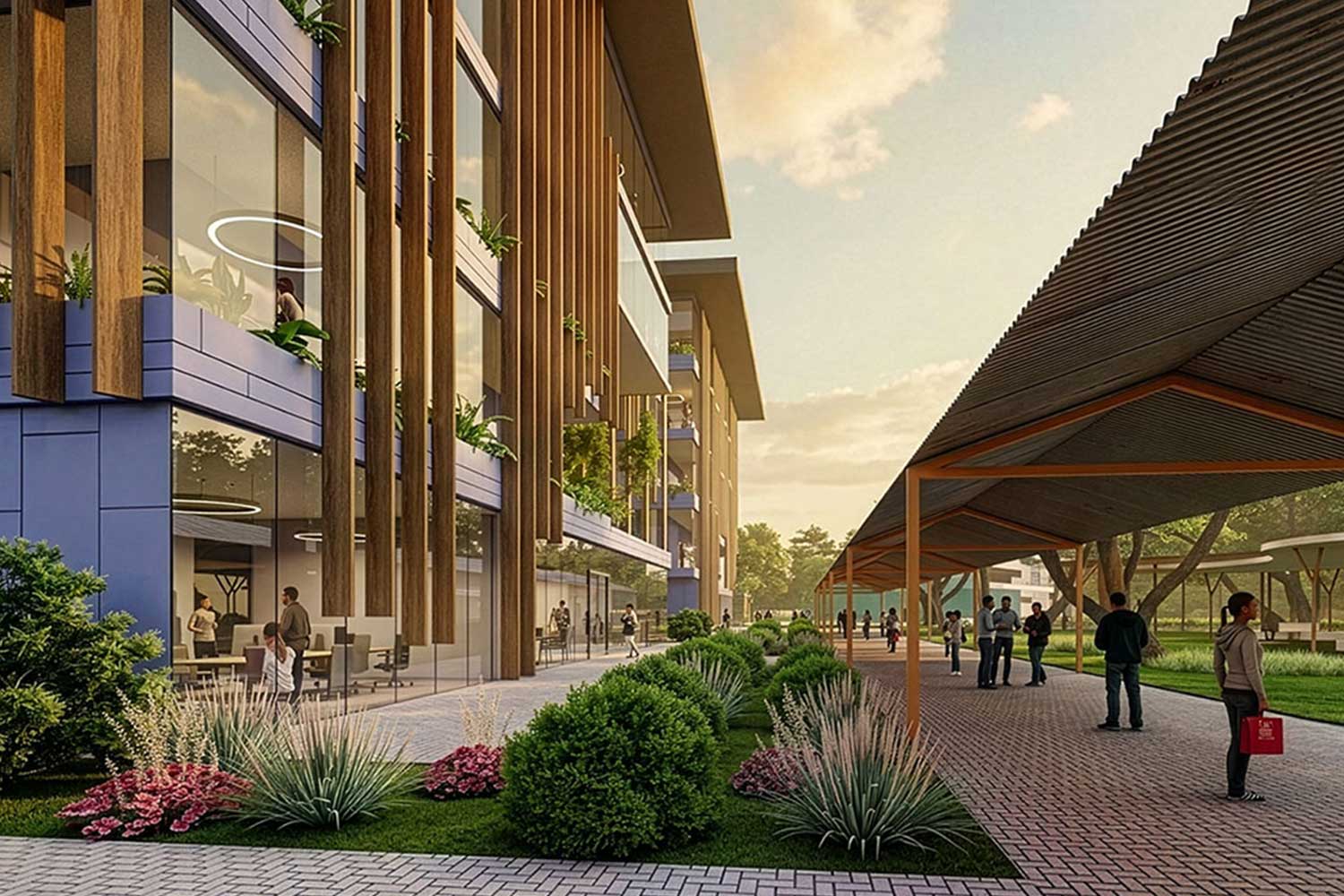 University of PNG architecture design by Conybeare Morrison (CM+)