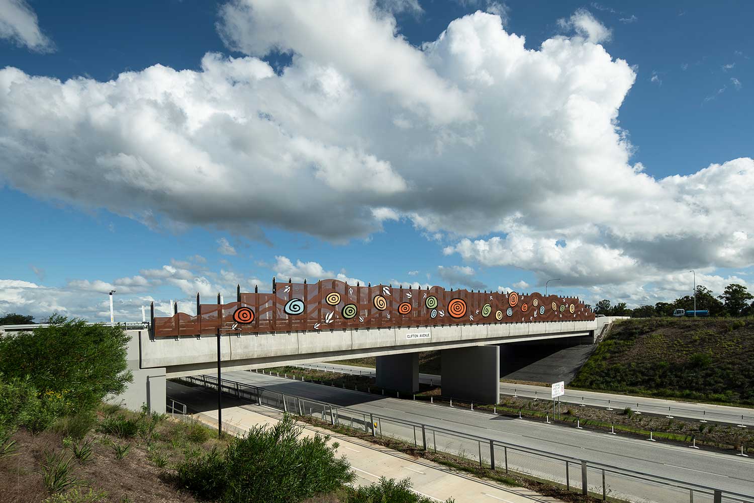 M12 Motorway - CM+ Conybeare Morrison. Photo by Richard Glover
