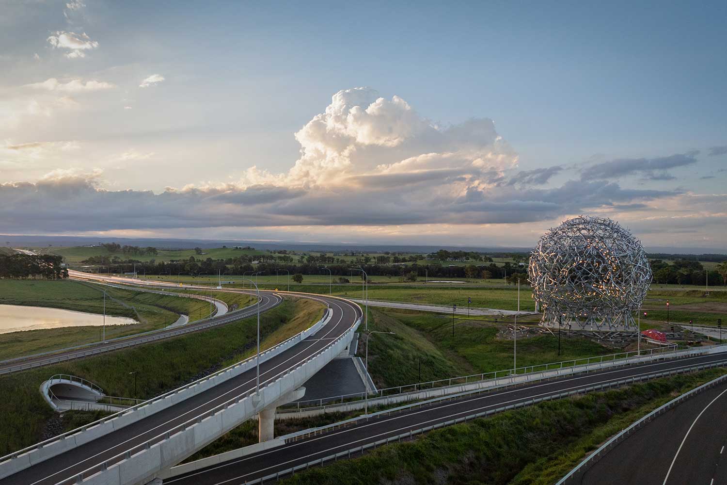 M12 Motorway - CM+ Conybeare Morrison. Photo by Ruth Gold